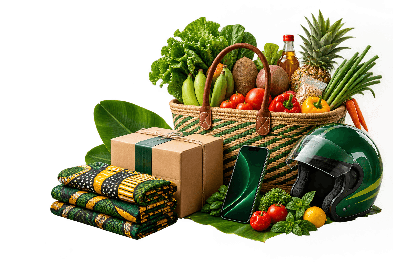 Marketplace products, a parcel and delivery equipment