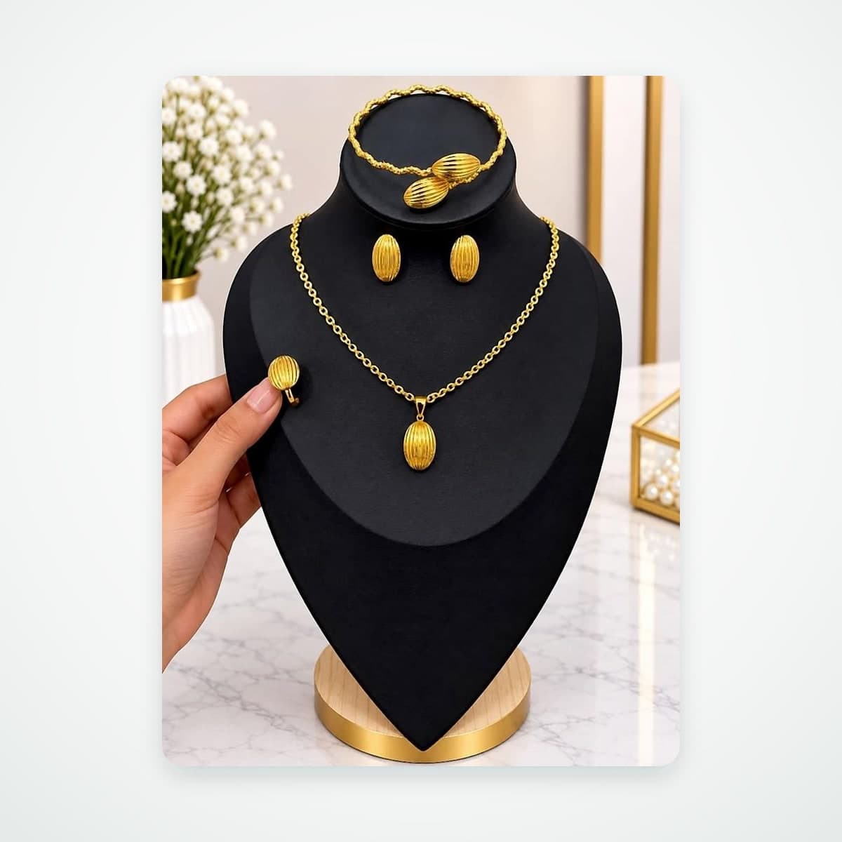 4-piece jewelry set
